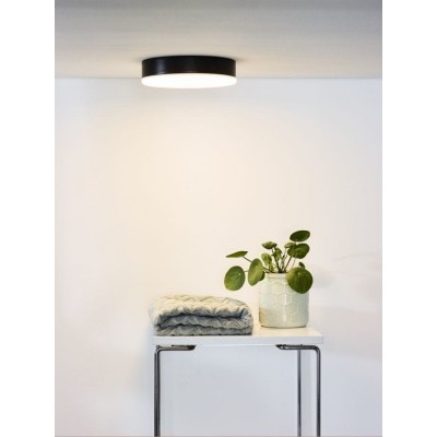 LED Ceiling Lamp CERES-LED Ø21,5cm IP44 Dimmable 3000K Black White
