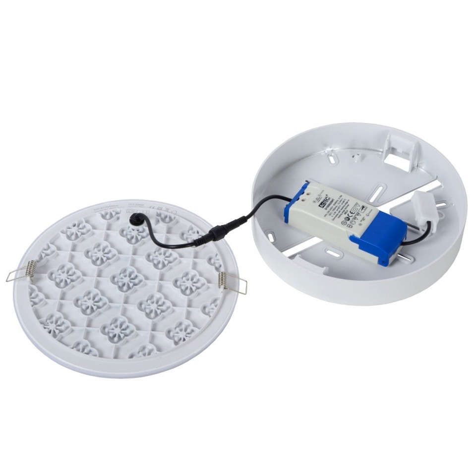 LED Φωτιστικό Οροφής Ceres-Led Ø21,5cm IP44 Dimmable 3000K Λευκό
