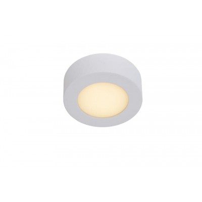 LED Ceiling Lamp BRICE-LED Ø11,7cm IP44 Dimmable 3000K White