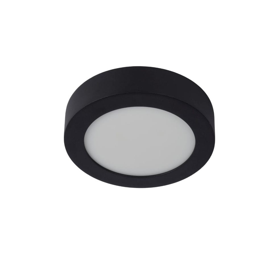 LED Φωτιστικό Οροφής Brice-Led Ø18cm 18cm IP44 Dimmable 3000K Μαύρο