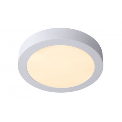 LED Ceiling Lamp BRICE-LED Ø24cm IP44 Dimmable 3000K White