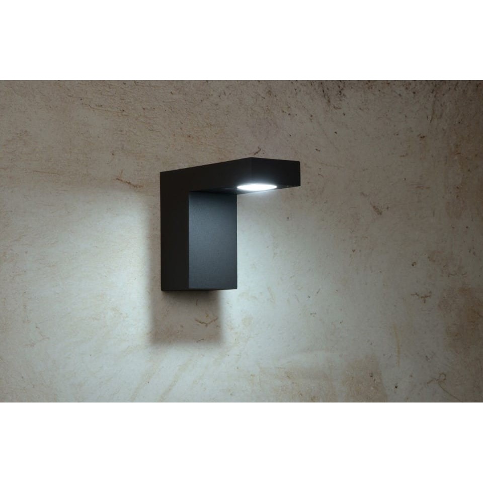 LED Outdoor Wall Spot Lamp TEXAS IP54 3000K Grey