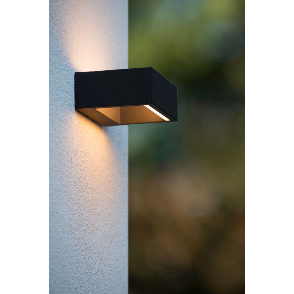 LED Outdoor Wall Lamp GOA IP54 3000K Grey