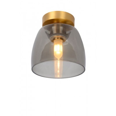 Ceiling Lamp TYLER Ø16,1cm IP44 Brass Grey