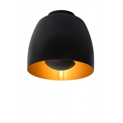 Ceiling Lamp NOLAN Ø24cm Black Brass