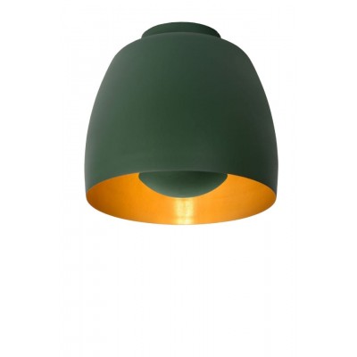 Ceiling Lamp NOLAN Ø24cm Green Brass