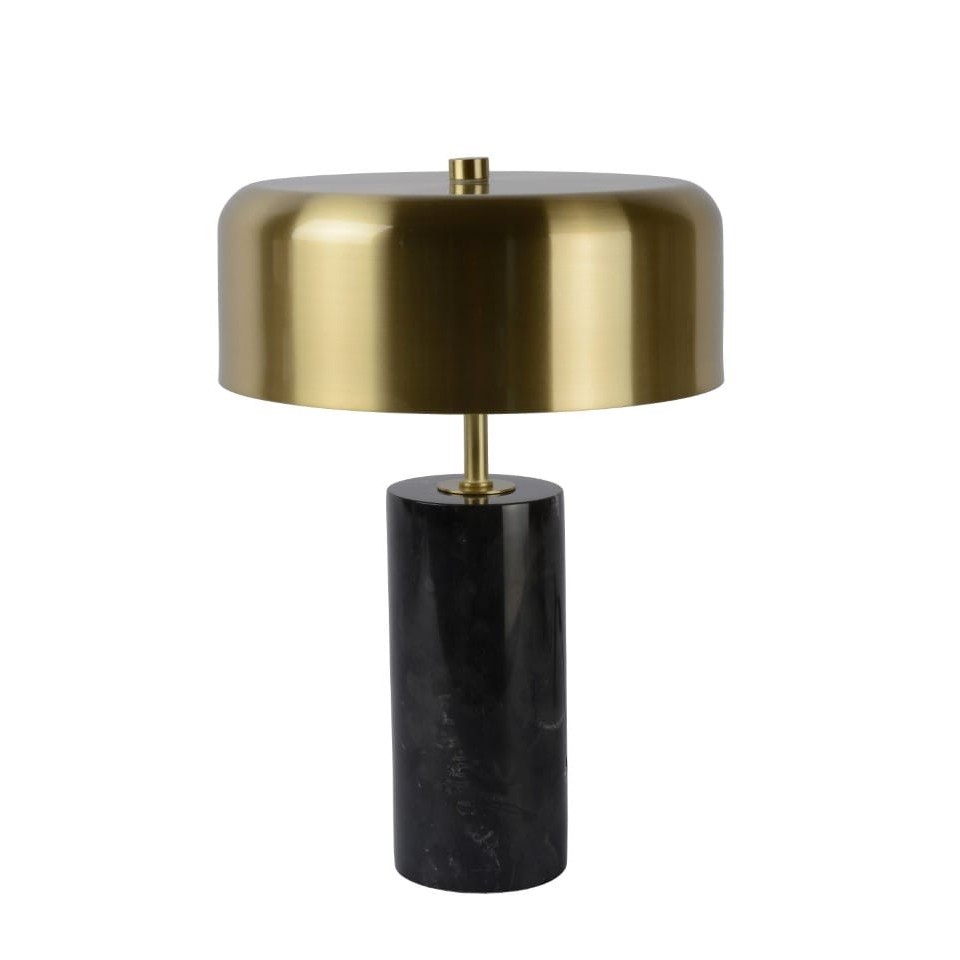 Επιτραπέζιο Φωτιστικό Mirasol Ø25cm Μαύρο με Χρυσό