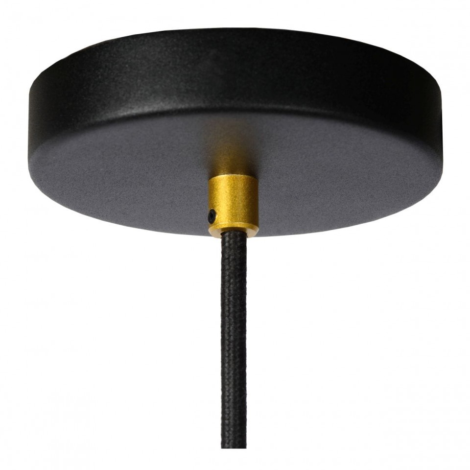 Pendant Lamp FLORIS Ø5,9cm Black Brass