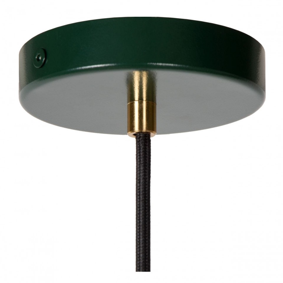 Pendant Lamp FLORIS Ø5,9cm Green Brass