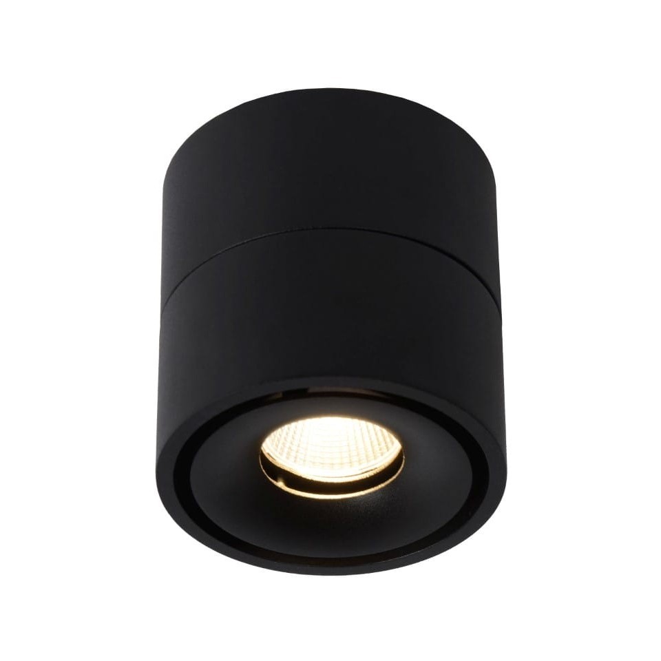 LED Σποτ Οροφής Yumiko Ø7,8cm 1x8W Dimmable 2700K Μαύρο