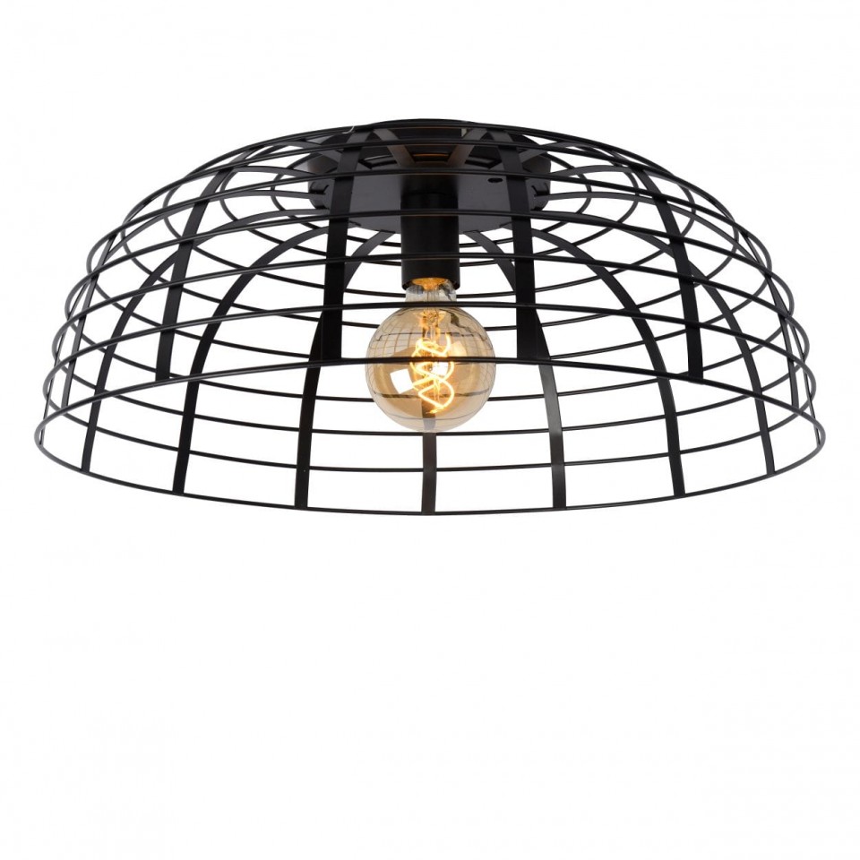 Ceiling Lamp ELODIE Ø56cm Black
