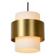 Multi-Light Pendant Lamp FIRMIN 3xE27 Brass Opal