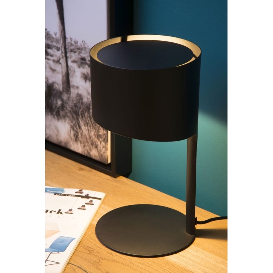 Επιτραπέζιο Φωτιστικό Knulle Ø15cm Μαύρο