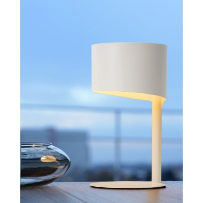Table Lamp KNULLE Ø15cm White