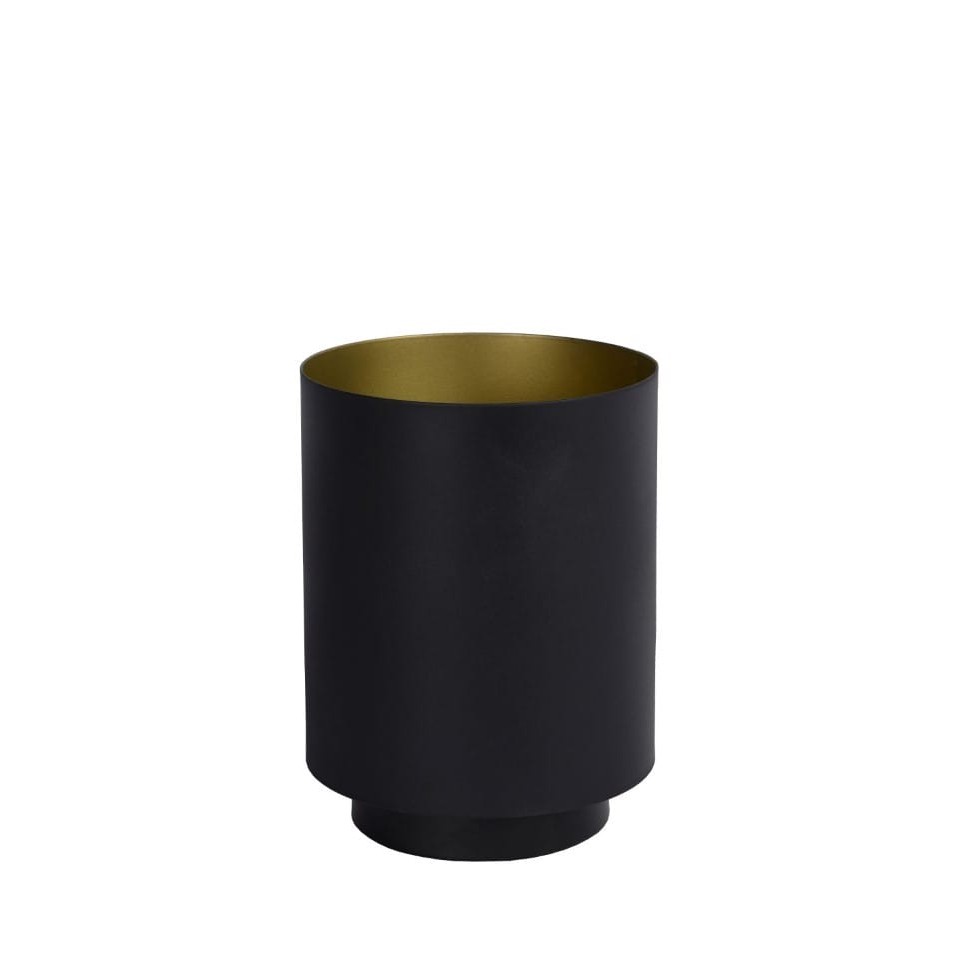 Επιτραπέζιο Φωτιστικό Suzy Ø12cm Μαύρο με Χρυσό