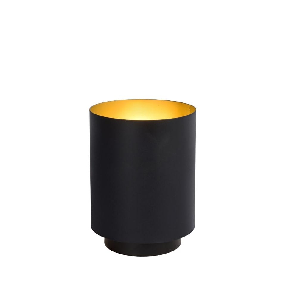 Επιτραπέζιο Φωτιστικό Suzy Ø12cm Μαύρο με Χρυσό