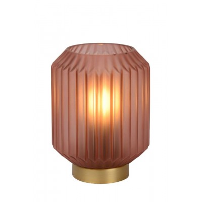 Table Lamp SUENO Ø13cm Pink Brass