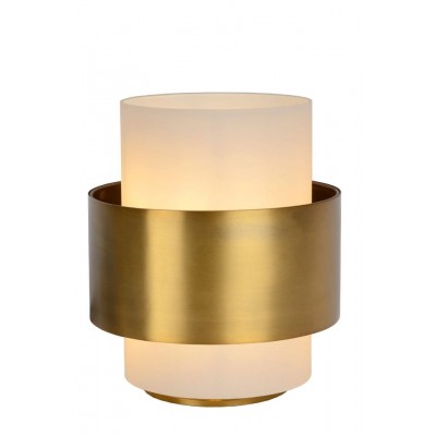 Table Lamp FIRMIN Ø20cm Brass Opal