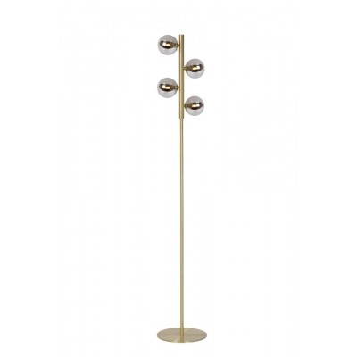 Floor Lamp TYCHO 154cm Brass Grey