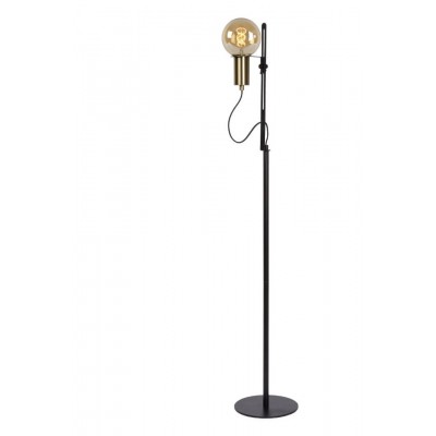 Floor Lamp MALCOLM 128cm Black Brass