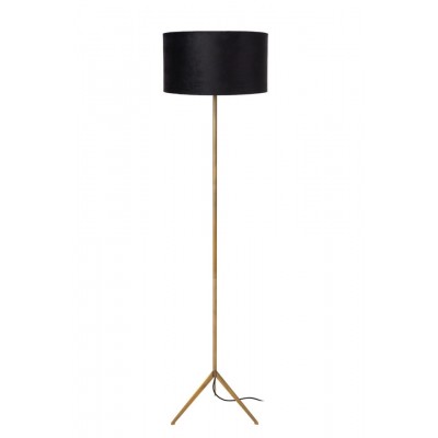 Floor Lamp TONDO Ø40cm 147cm Brass Black