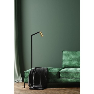 Floor Lamp SYBIL 148,5cm Black Brass