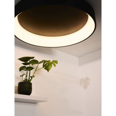 LED Ceiling Lamp TALOWE LED Ø80cm Dimmable 3000K Black White