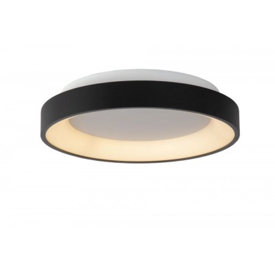 LED Ceiling Lamp VIDAL Ø28cm Dimmable 2700K Black Opal