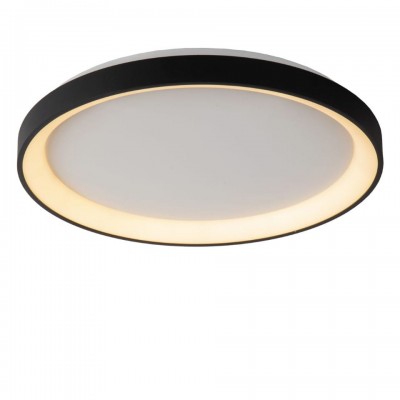 LED Ceiling Lamp VIDAL Ø48cm Dimmable 2700K Black Opal