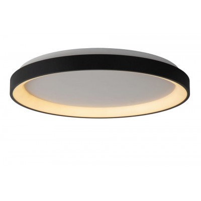 LED Ceiling Lamp VIDAL Ø48cm Dimmable 2700K Black Opal