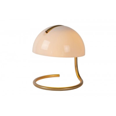 Table Lamp CATO Ø23,5cm White Brass
