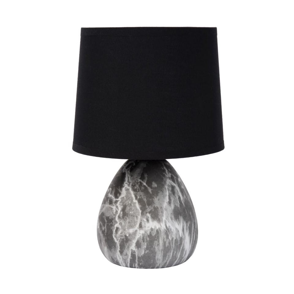 Table Lamp MARMO Ø16cm Black White