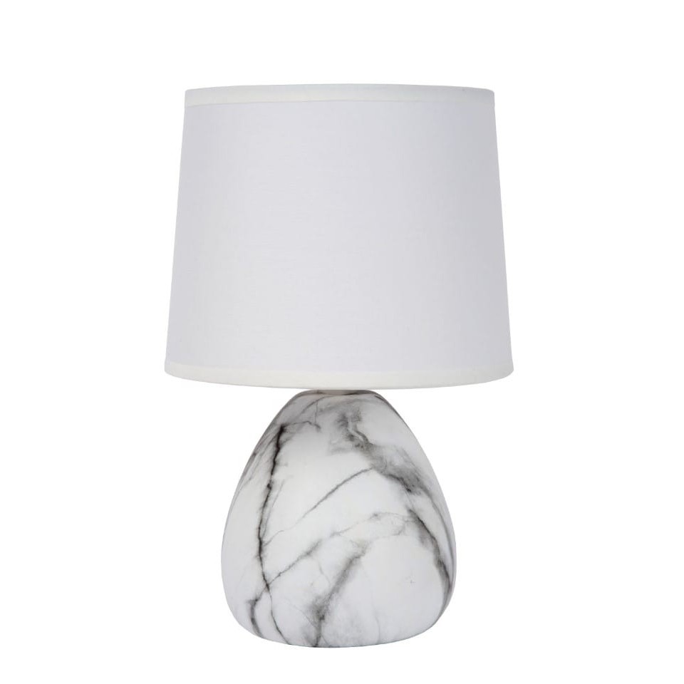 Table Lamp MARMO Ø16cm White White