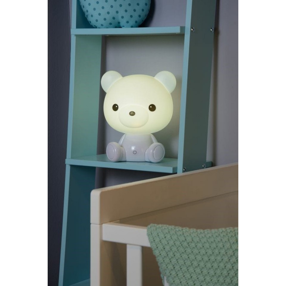 LED Παιδικό Φορητό Επιτραπέζιο Φωτιστικό Dodo Bear Dimmable Λευκό