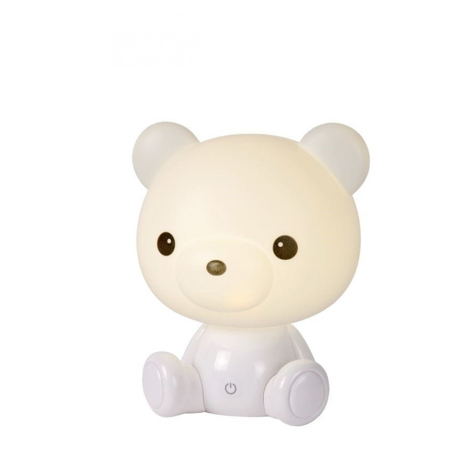 LED Παιδικό Φορητό Επιτραπέζιο Φωτιστικό Dodo Bear Dimmable Λευκό