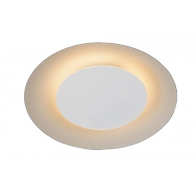 LED Φωτιστικό Οροφής Foskal Ø21,5cm 2700K Λευκό