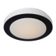 LED Φωτιστικό Οροφής Dimy Ø28,6cm IP21 Dimmable 3000K Μαύρο με Οπάλ