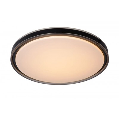 LED Ceiling Lamp SILAS Ø48,5cm Dimmable 2700K Grey Opal