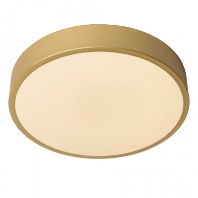 LED Ceiling Lamp UNAR Ø30cm Dimmable 2700K Brass Opal