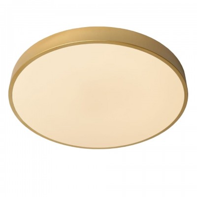 LED Ceiling Lamp UNAR Ø50cm Dimmable 2700K Brass Opal