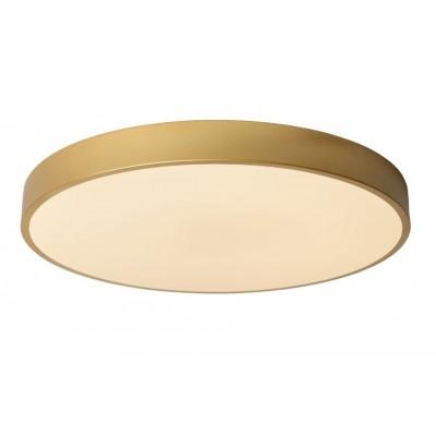 LED Ceiling Lamp UNAR Ø50cm Dimmable 2700K Brass Opal