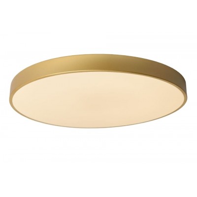 LED Ceiling Lamp UNAR Ø60cm Dimmable 2700K Brass Opal