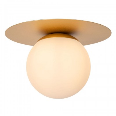 Ceiling Lamp TRICIA Ø25cm Brass Opal