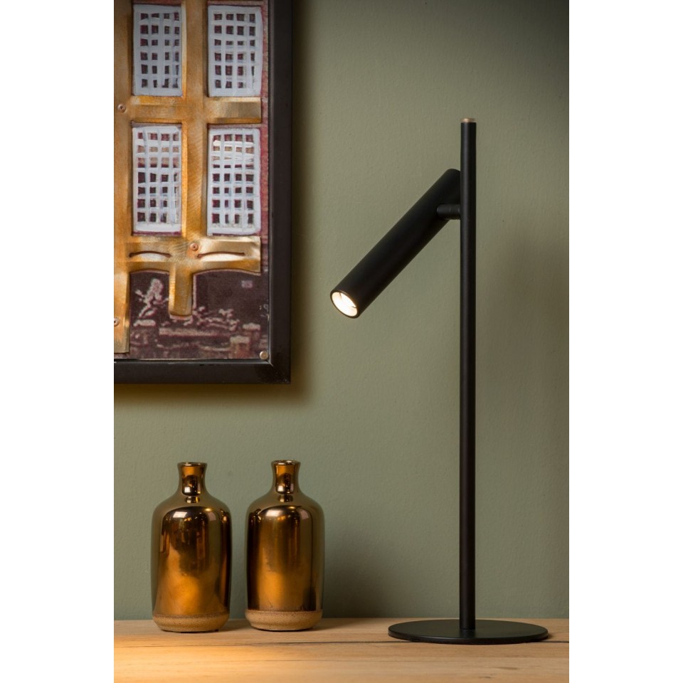 LED Table Lamp PHILON Ø13cm Dimmable 3000K Black