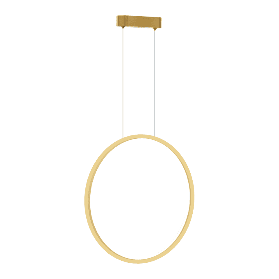 LED Pendant Lamp Saturno IP44 50cm Gold