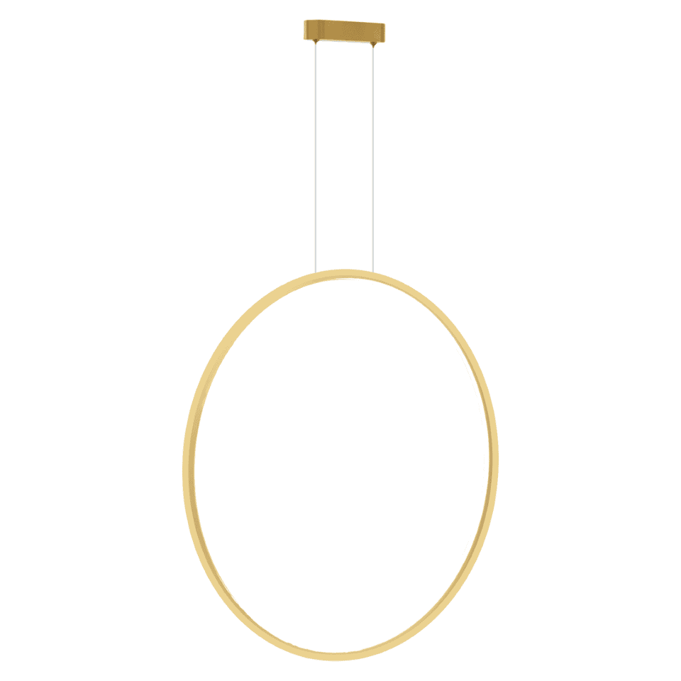 LED Pendant Lamp Saturno IP44 80cm Gold