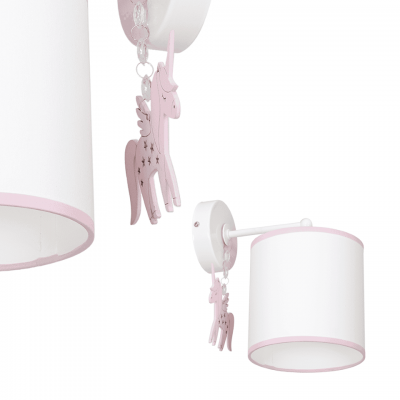 Children's Wall Lamp Uni 15cm White