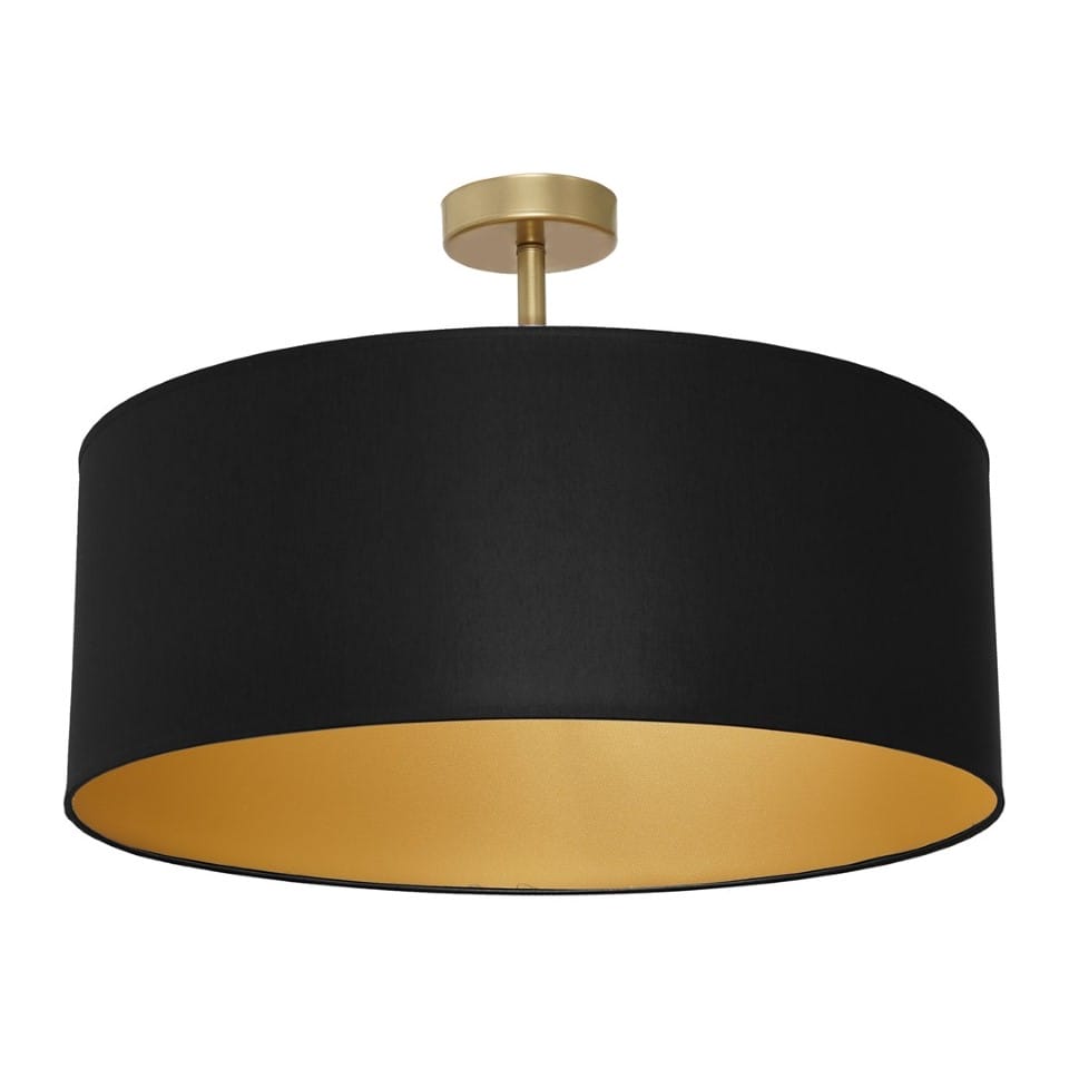 Multi-Light Ceiling Lamp Ben with shade Ø50cm Black Gold