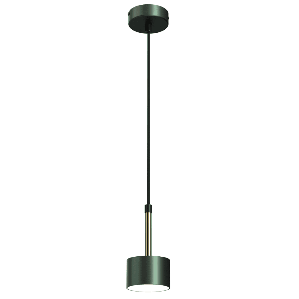 Pendant Lamp Arena with shade Green Gold