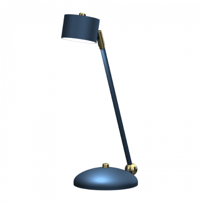 Table Lamp Arena with shade Blue Gold